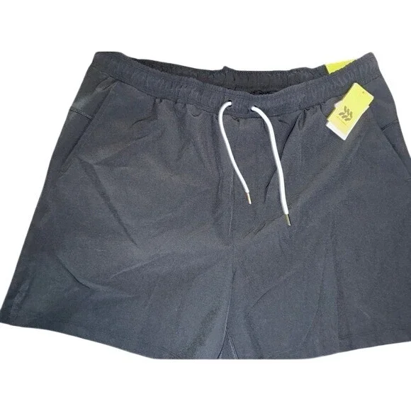 All in Motion Mens XXL UPF Hybrid Shorts Black W92G09, Size XXL, NWT - Picture 2 of 5